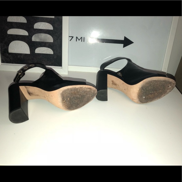 Aerin Black/Suede Block Heel - Picture 7 of 8